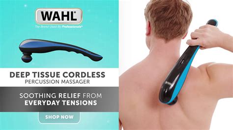 Wahl Deep Tissue Cordless Percussion Massager Youtube