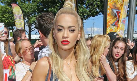 X Factor Rita Ora Jokes Shes Already Got A Nip Slip Planned Tv