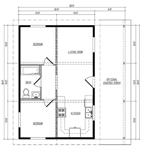 Pre Designed Cabin 20x30 Floor Plana Layout Loft Floor Plans Cabin