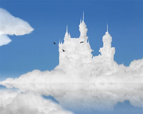 Sky Castle Clouds Castle In The Sky Castle