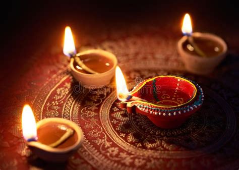 Diwali Oil Lamp Stock Image Image Of Deepavali Warm 95943365 Oil