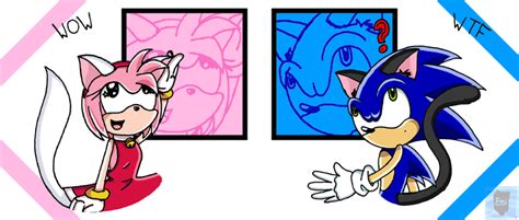 Sonic And Amy Cats By Emi Fanart Central