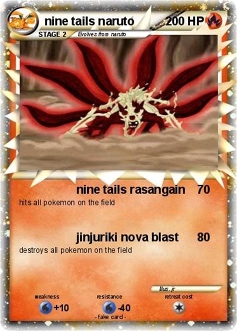 Pokémon Nine Tails Naruto 8 8 Nine Tails Rasangain My
