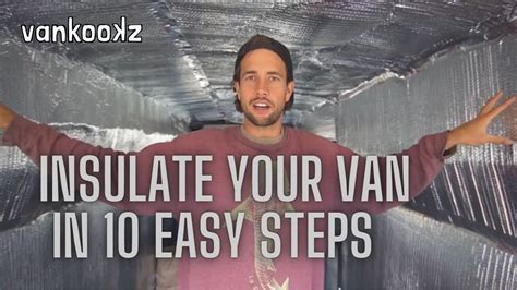 Step By Step M Thinsulate Van Conversion Insulation Instructional