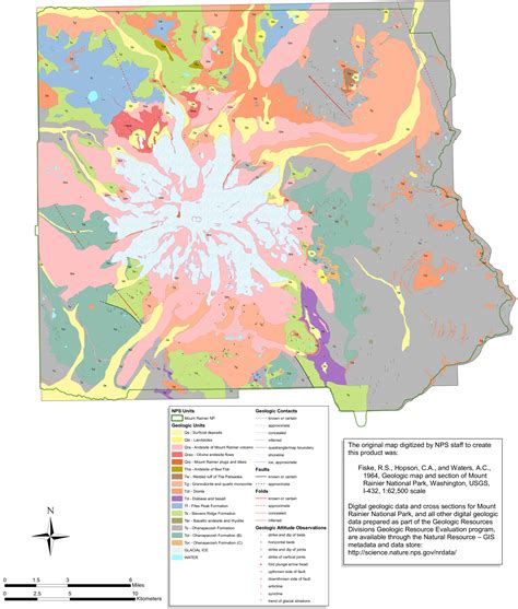 Mt Rainier National Park Map Maps Location Catalog Online