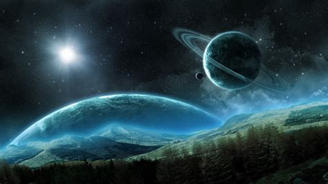 Planets In Outer Space 4k Ultra Hd Wallpaper Background