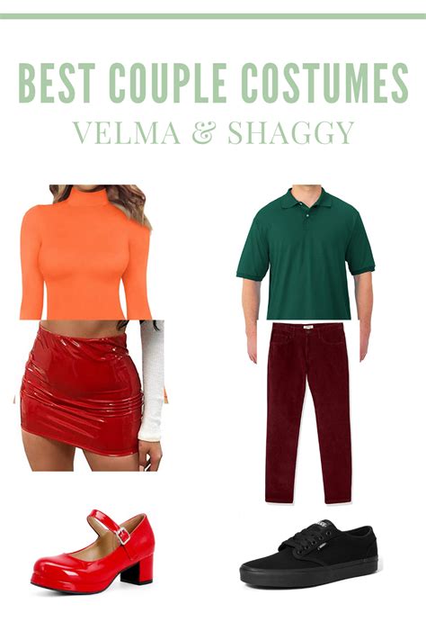 Best Couple Costumes Velma And Shaggy Costume Couples Costumes Cute