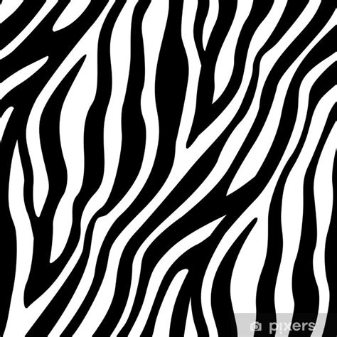 Zebra Stripes Seamless Pattern Sticker • Pixers® We Live To Change