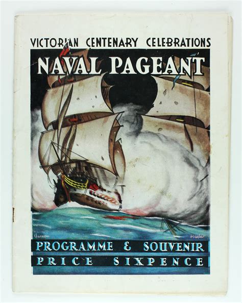 Booklet Souvenir Programme Victorian Centenary Celebrations Naval
