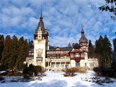 Winter At The Peles Castle By Timelesscolors On Deviantart
