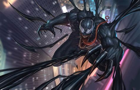 Venom Black Art Wallpaperhd Superheroes Wallpapers4k Wallpapers