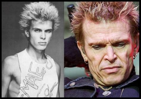46 Eye Opening Photos Of Celebrities Then And Now Billy Idol Then