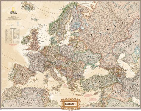 National Geographic Map Of Europe United States Map Europe Map