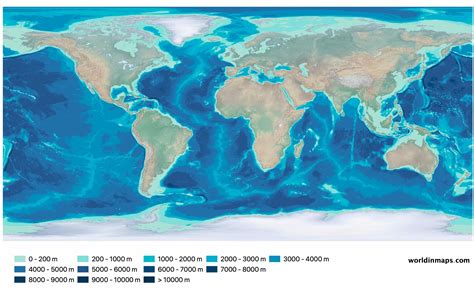 World Oceans Map World In Maps