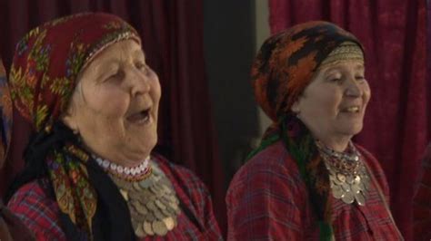 Russian Grannies Prepare For Eurovision Bbc News