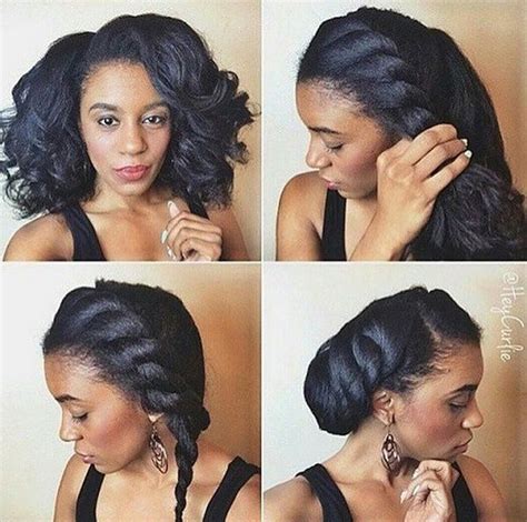Easy Natural Hairstyles Simple Black Hairstyles For