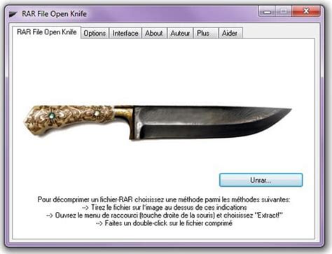 Télécharger Rar File Open Knife Gratuit Pour Pc Ccm