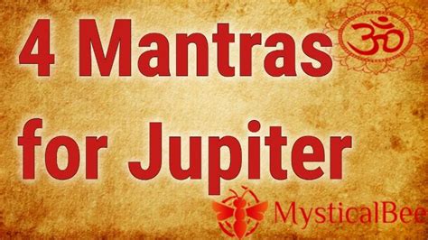 4 Mantras For Jupiter Mystical Bee