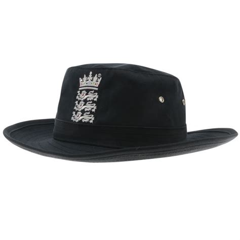 Adidas England Cricket All Black Adjustable Cap All Web