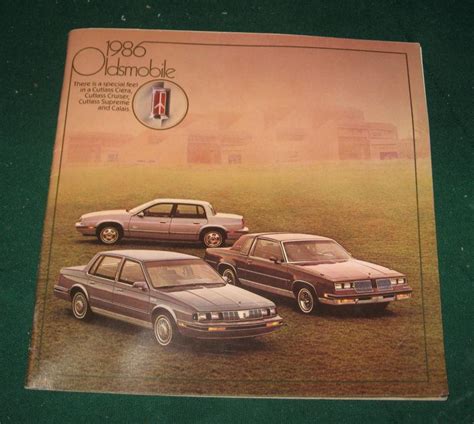 1986 Oldsmobile Cutlass Ciera Cruiser Supreme And Calais Brochure
