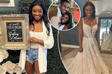 Simone Biles Says Yes To The Dresses Ahead Of Wedding