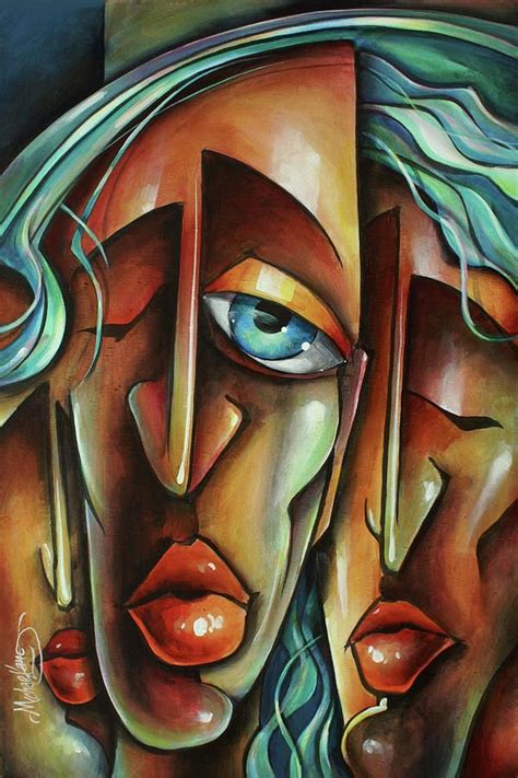 Urban Expression Painting Imagined By Michael Lang Modern Artwork