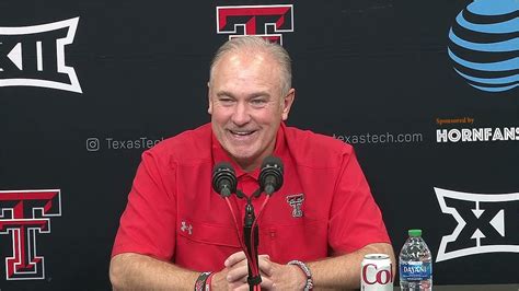 Texas Techs Joey Mcguires Press Conference 9 19 22 Win Big Sports