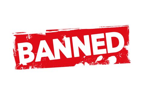 Banned Signo De Prohibido Png X Png Download Pngkit Images And Photos Finder