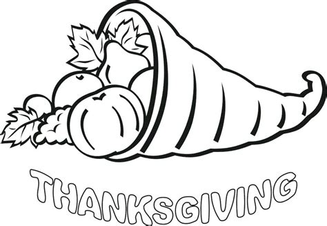 Thanksgiving Coloring Pages For Preschoolers at GetDrawings | Free download