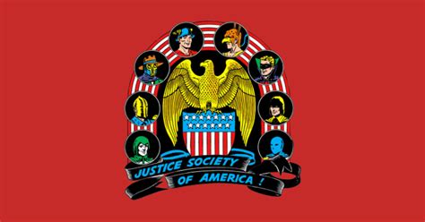 Golden Age Jsa Justice Society Of America T Shirt Teepublic