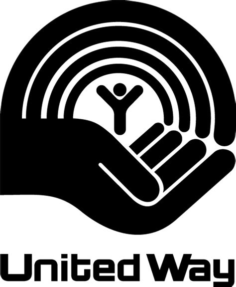 Between two circles of the badge's outline, the white wordmark was located — st. United Way logo Free Vector / 4Vector