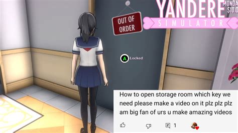 How To Open The Storage Room Yandere Simulator Youtube