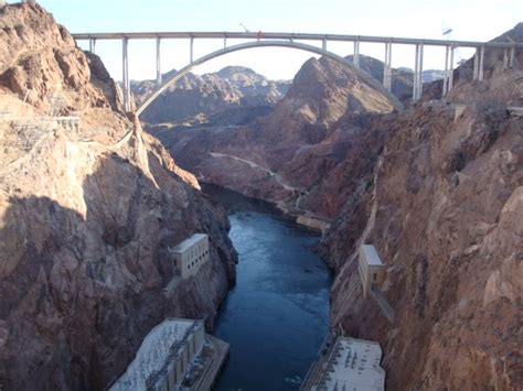 Top Of The Arch Hoover Dam Bypass Bridge Arizona Nevada