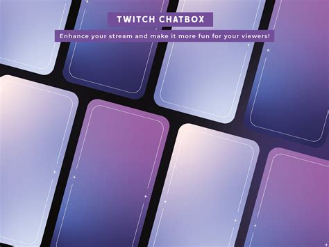 2 Pastel Purple Cute Minimal Aesthetic Twitch Chatbox Cute Chat Box