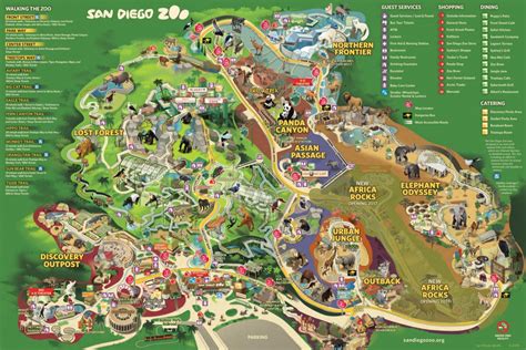 San Diego Attractions Map Printable