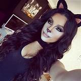 Black Cat Makeup For Halloween