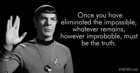 Mr Spock On Logic Quotes Quotesgram