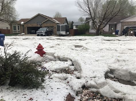 Photos Severe Weather Hail Across Colorado