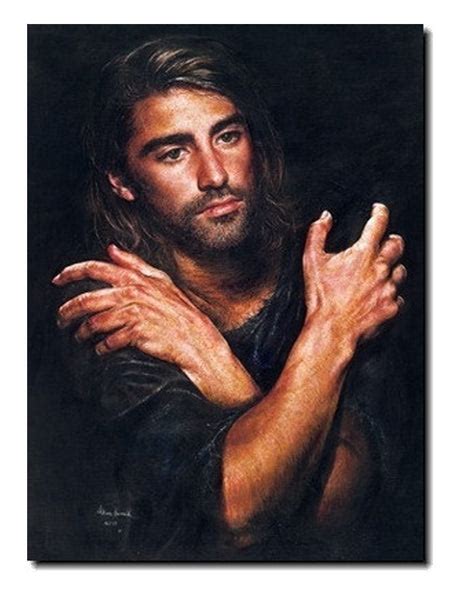 I Am Akiane Kramarik Painting Of Younger Jesus In His Mid Twenties