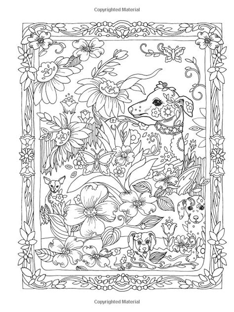 Creative Haven Dazzling Dogs Coloring Book Marjorie Sarnat