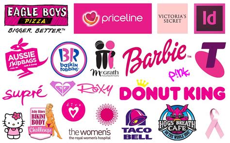 Cool Visual On How Brands Use The Color Pink Shows That Pink Isnt