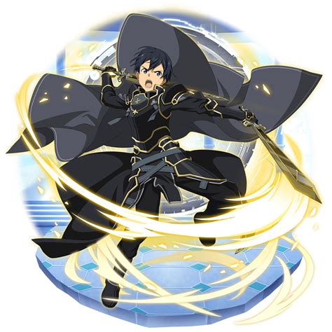Black Sword Integrity Knight Kirito Fantasy Character Design