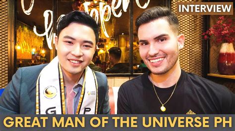Male Pageants Are Growing Justine Ong Talks About His Great Man Of The