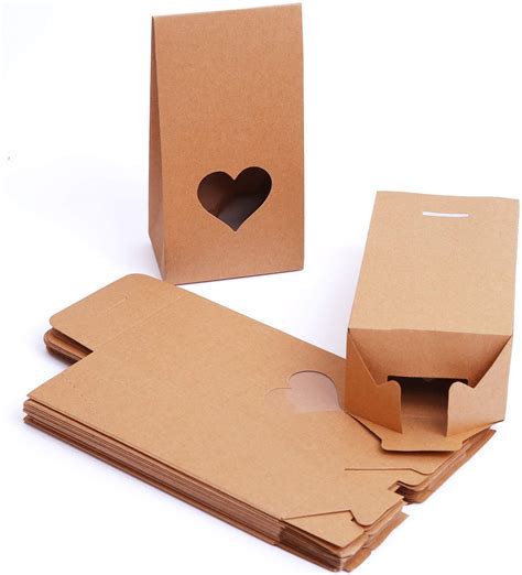 If you want to display your product in the most creative way, you are at the right place. Cooraby 24 Pieces Heart Gift Boxes with Display Window ...