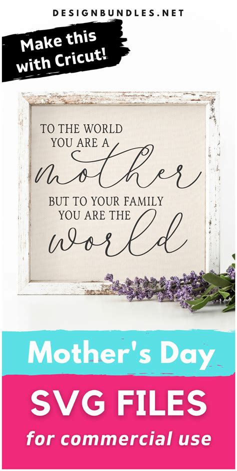 To The World You Are A Mother Mothers Day Svg 567015