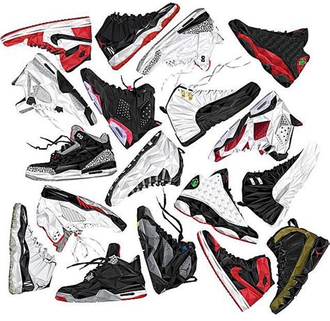 All Michael Jordan Shoes Collage