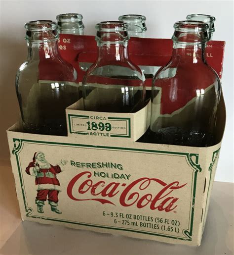 Coca Cola Limited Edition Circa 1899 Bottles 6 Pack With Carton From