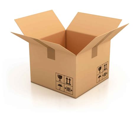 Open Empty Cardboard Box 3d Illustration Datalumen