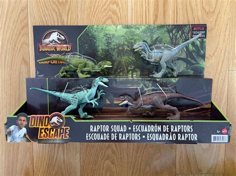 Mavin 2020 Mattel Jurassic World Raptor Squad Dino Escape Camp Cretaceous