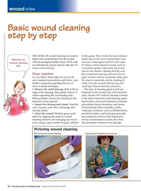 Basic Wound Cleaning Step By Step Nursing Made Incredibly Easy